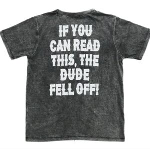 Axel Co "The Dude Fell Off" Graphic Tee. Size Small 100% Cotton